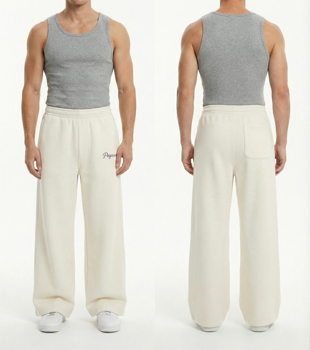 Pegasus Melton Sweatpants - Off White
