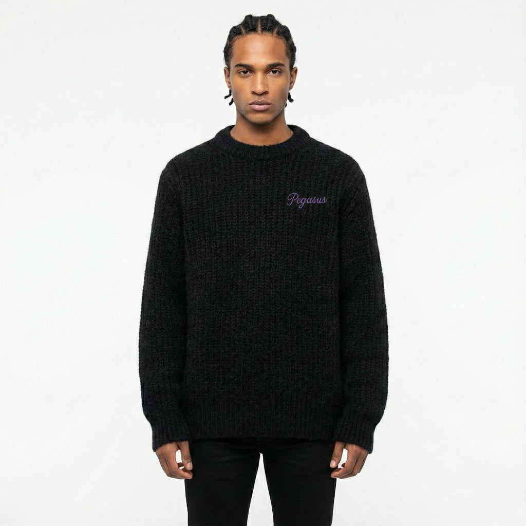 Pegasus Mohair Blend Knit Sweater