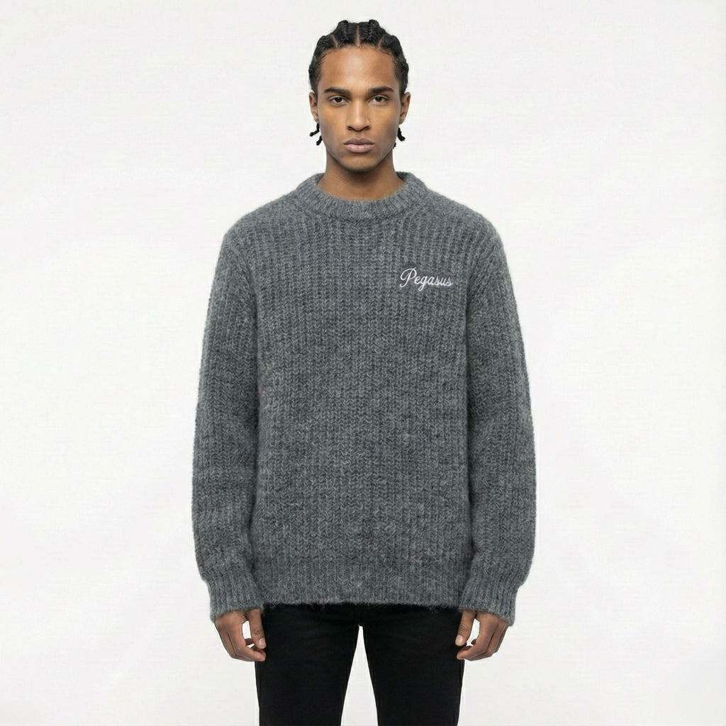 Pegasus Mohair Blend Knit Sweater