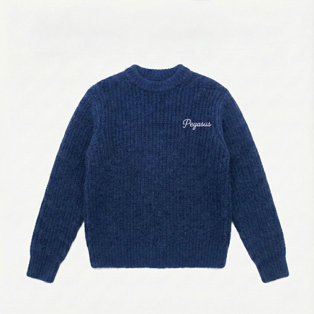 Pegasus Mohair Blend Knit Sweater
