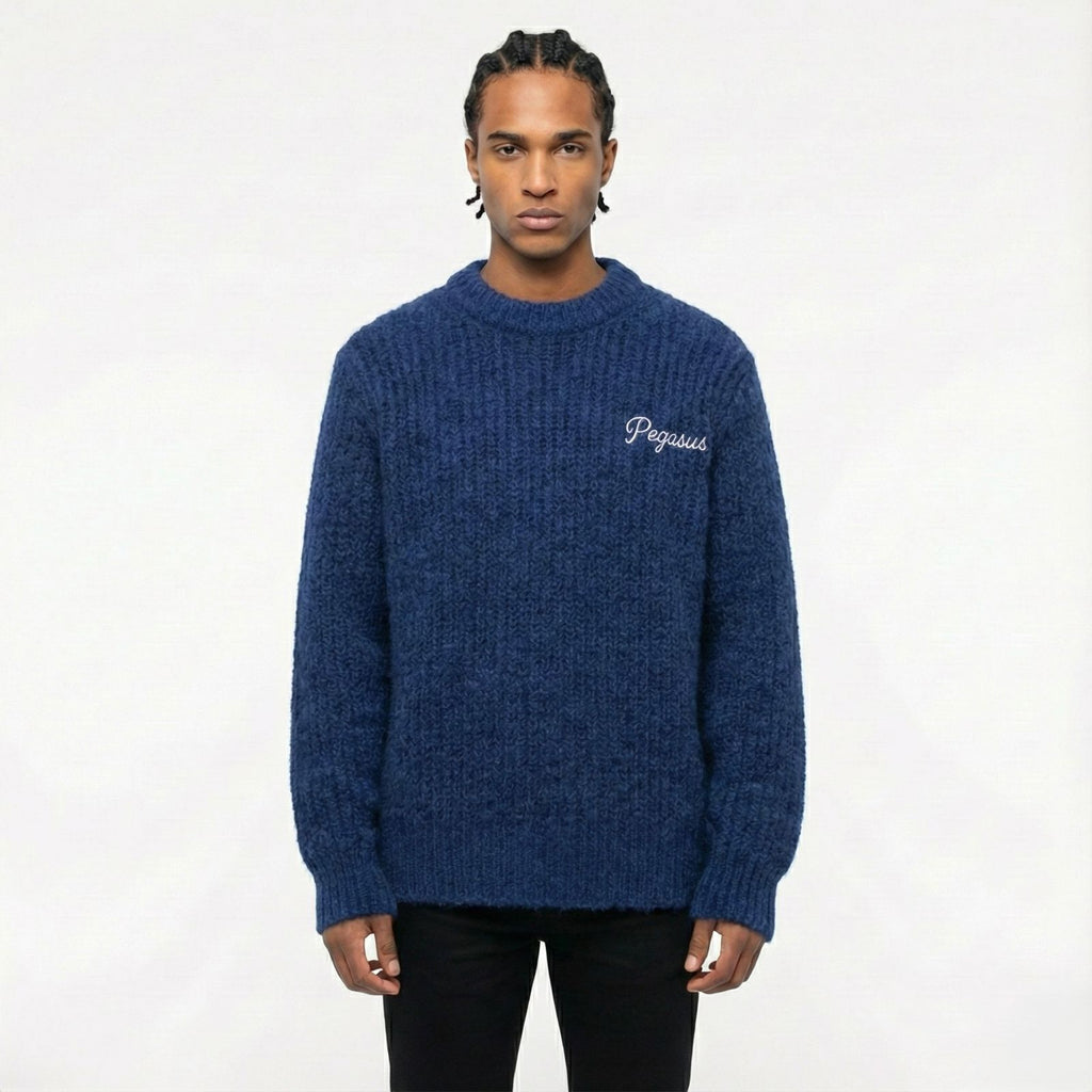 Pegasus Mohair Blend Knit Sweater