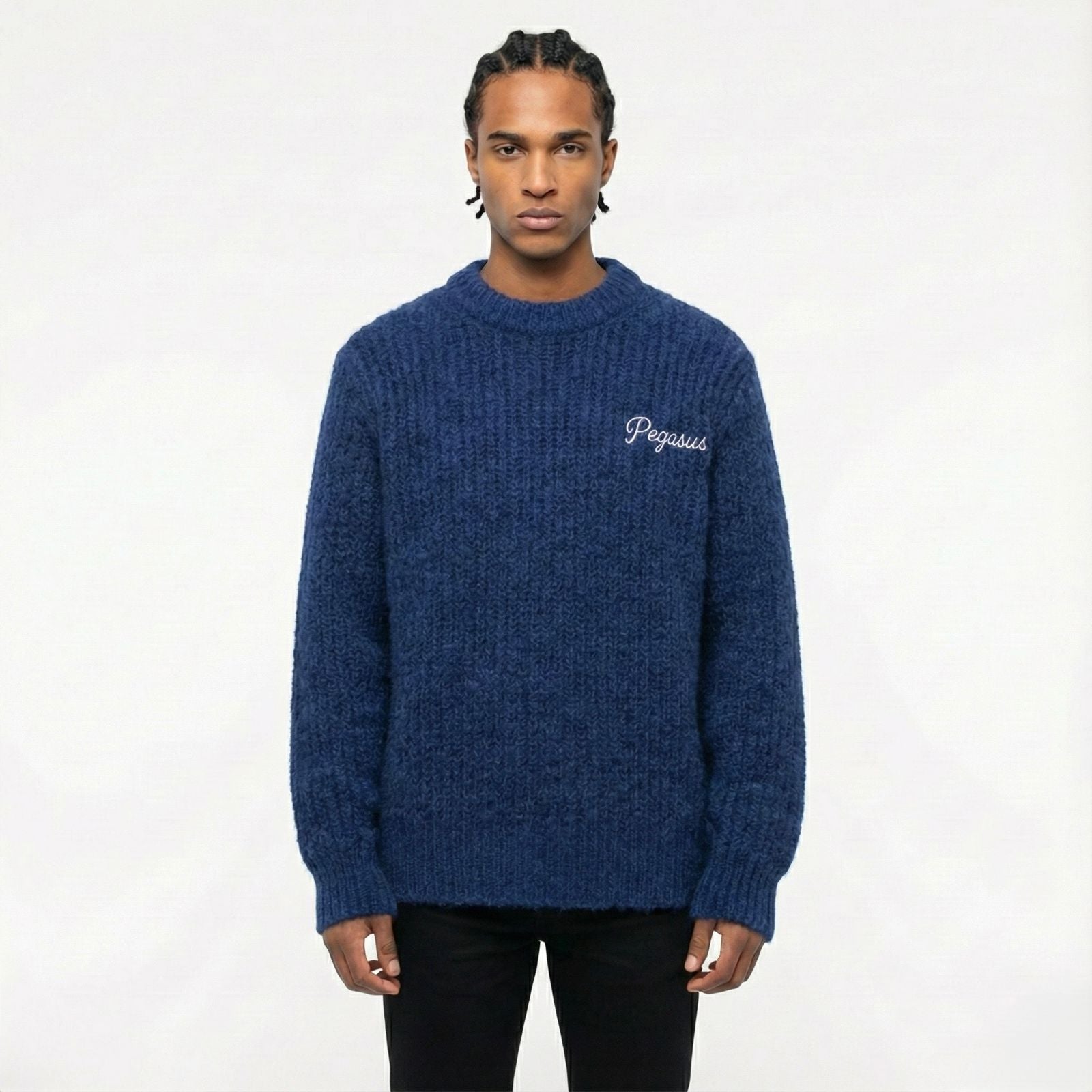 Pegasus Mohair Blend Knit Sweater